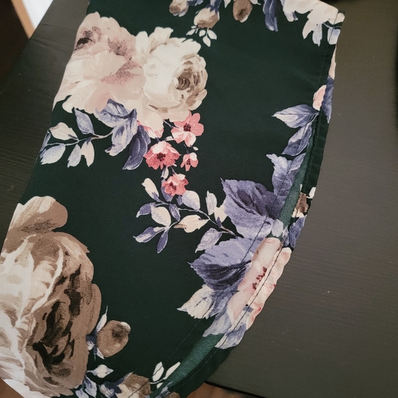 CROP TOP off the shoulder floral shirts - Picture 4 of 6